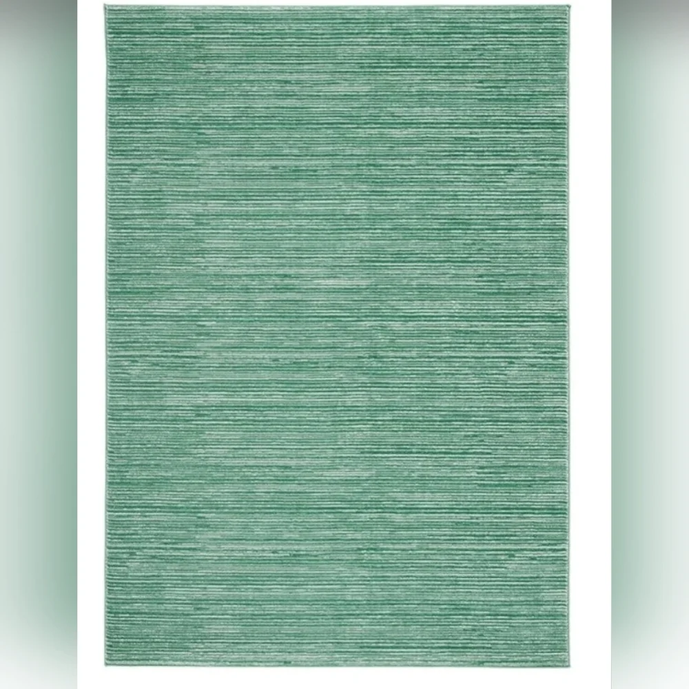 Striped Green Area Rug